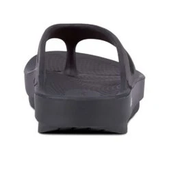 OOfos Unisex OOriginal Sandal - Black- Regular (D) -Brooliks Shop 1000BLK shot5 932x680 737d79a4 1d73 4553 9f61 513403eab4aa