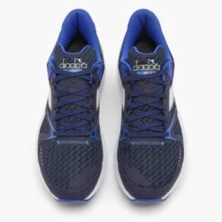 Diadora Men's Mythos Blushield Vortice 8 Running Shoe- Blue Corsair/White/Surf The Web - Regular (D) -Brooliks Shop 101.179087 D0244 50 HR