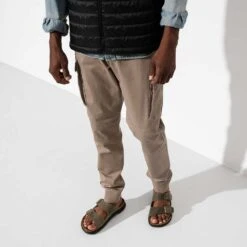 Birkenstock Men's Arizona Rugged Sandal - Faded Khaki - Regular 13 Birkenstock Men's Arizona Rugged Sandal - Faded Khaki - Regular -Brooliks Shop 1018463 f look m