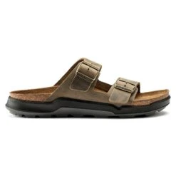 Birkenstock Men's Arizona Rugged Sandal - Faded Khaki - Regular 9 Birkenstock Men's Arizona Rugged Sandal - Faded Khaki - Regular -Brooliks Shop 1018463 side