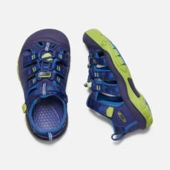 Keen Little Kids' Newport H2 Sandal - Blue Depths/Chartureuse -Brooliks Shop 1022834 PLD PDP 1