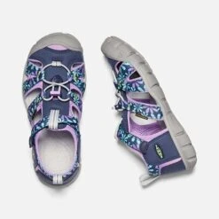 Keen Big Kids' Seacamp II CNX Sandal - Black Iris/African Violet 8 Keen Big Kids' Seacamp II CNX Sandal - Black Iris/African Violet -Brooliks Shop 1025149 PLD PDP
