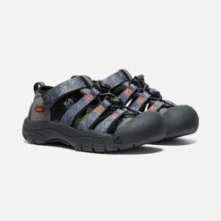 Keen Little Kids' Newport H2 Sandal - Steel Grey/Black -Brooliks Shop 1026268 PLA PDP 1