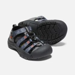 Keen Little Kids' Newport H2 Sandal - Steel Grey/Black -Brooliks Shop 1026268 PPS PDP 1