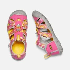 Little Kids' Seacamp II CNX Sandal - Multi/Keen Yellow -Brooliks Shop 1026320 PLD PDP
