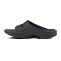 OOfos Unisex OOahh Slide - Black-Regular (D) -Brooliks Shop 1100BLK shot4 932x680 4335a43b 991e 47b0 a4fb dd9f69537c74