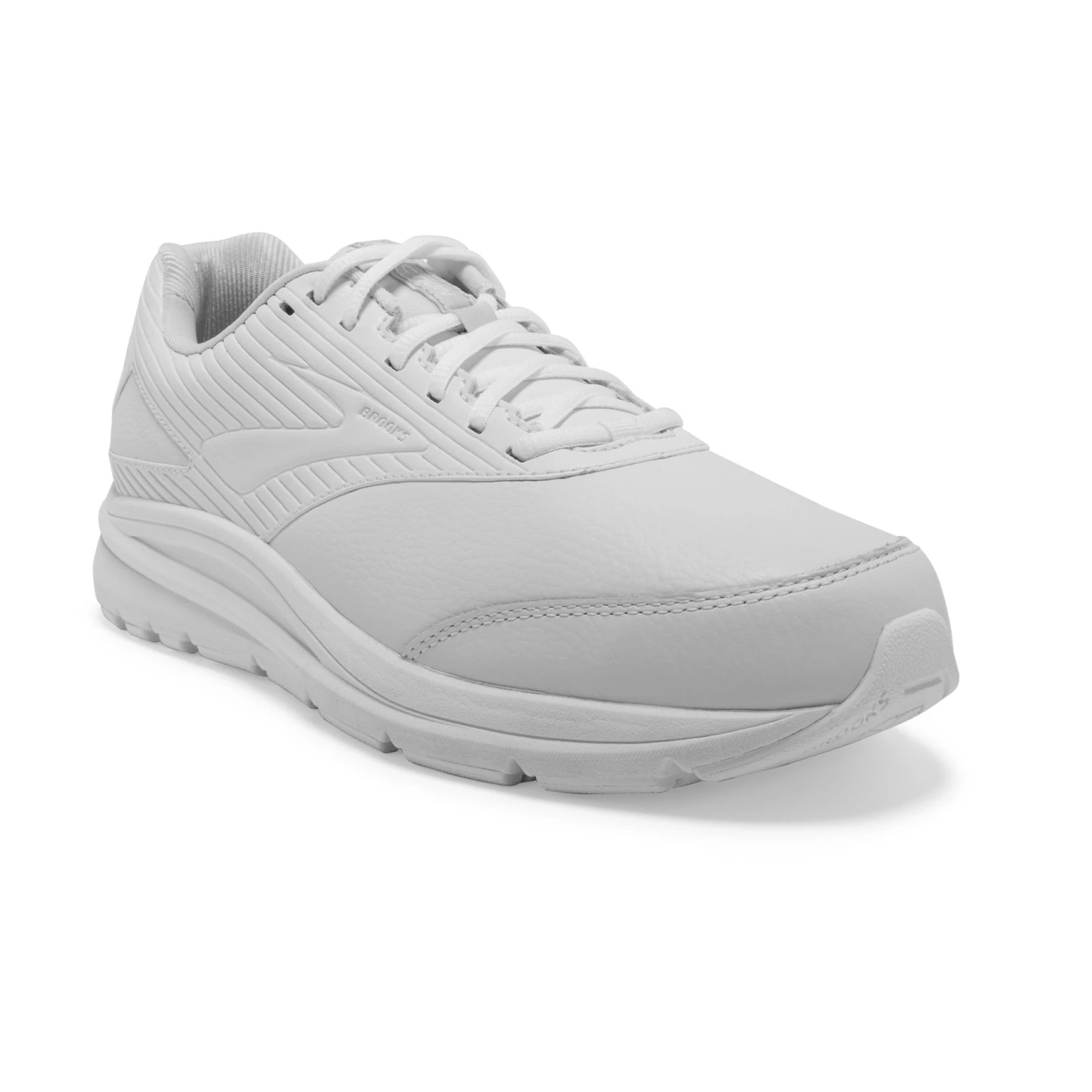 BROOKS Men's Addiction Walker 2 Walking Shoe- White/White- Extra Wide (4E) 2 BROOKS Men's Addiction Walker 2 Walking Shoe- White/White- Extra Wide (4E) - Image 2