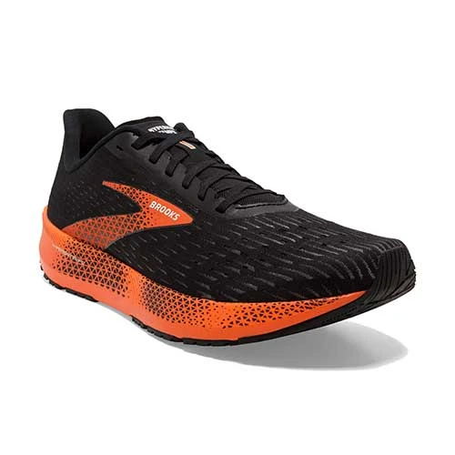 BROOKS Men's Hyperion Tempo Running Shoe- Black/Flame/Grey - Regular (D) 3 BROOKS Men's Hyperion Tempo Running Shoe- Black/Flame/Grey - Regular (D) - Image 3