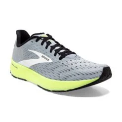 BROOKS Men's Hyperion Tempo Running Shoes - Grey/Black/Nightlife - Regular (D) -Brooliks Shop 110339 099 A Hyperion Tempo