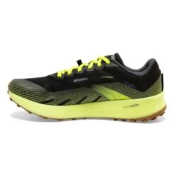 BROOKS Men's Catamount Trail Shoe- Black/Nightlife- Regular (D) -Brooliks Shop 110352 013 m catamount mens trail running shoe