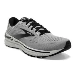 BROOKS Men's Adrenaline GTS 22 Running Shoe- Alloy/Grey/Black - Wide (2E) 8 BROOKS Men's Adrenaline GTS 22 Running Shoe- Alloy/Grey/Black - Wide (2E) -Brooliks Shop 110366 012 A Adrenaline GTS 22 2