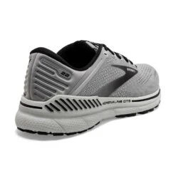 BROOKS Men's Adrenaline GTS 22 Running Shoe - Alloy/Grey/Black- Narrow (B) -Brooliks Shop 110366 012 H Adrenaline GTS 22