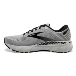 BROOKS Men's Adrenaline GTS 22 Running Shoe - Alloy/Grey/Black- Narrow (B) -Brooliks Shop 110366 012 M Adrenaline GTS 22