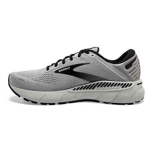BROOKS Men's Adrenaline GTS 22 Running Shoe- Alloy/Grey/Black - Wide (2E) 4 BROOKS Men's Adrenaline GTS 22 Running Shoe- Alloy/Grey/Black - Wide (2E) - Image 4
