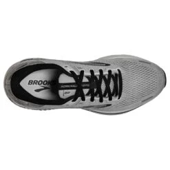 BROOKS Men's Adrenaline GTS 22 Running Shoe - Alloy/Grey/Black- Narrow (B) -Brooliks Shop 110366 012 O Adrenaline GTS 22