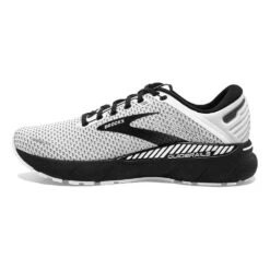 BROOKS Men's GTS 22 Running Shoe - White/Grey/Black - Wide (2E) -Brooliks Shop 110366 135 M Adrenaline GTS 22 7b2165aa c7e8 4d82 8a3f e7efaa7dca9f