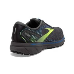 BROOKS Men's Ghost 14 Running Shoe- Black/Blue/Nightlife- Regular (D) -Brooliks Shop 110369 069 H Ghost 14