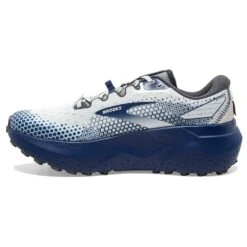 BROOKS Men's Caldera 6 Trail Running Shoe - Oyster/Blue Depths/Pearl - Regular (D) -Brooliks Shop 110379 071 M Caldera 6