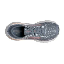 BROOKS Men's Glycerin GTS 20 Running Shoe - Grey/Chili Oil/Orange - Regular (D) -Brooliks Shop 110383 034 O Glycerin GTS 20 1