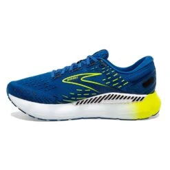 BROOKS Men's Glycerin GTS 20 Running Shoe- Blue/Nightlife/White- Regular (D) -Brooliks Shop 110383 482 M Glycerin GTS 20