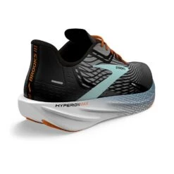 BROOKS Men's Hyperion Max Running Shoe- Black/Grey/Orange Clown Fish - Regular (D) -Brooliks Shop 110390 019 H Hyperion Max