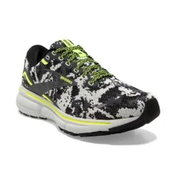 BROOKS Men's Ghost 15 Camo Running Shoe - Black/Ebony/Nightlife - Regular (D) -Brooliks Shop 110393 029 A Ghost 15