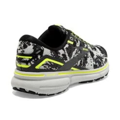 BROOKS Men's Ghost 15 Camo Running Shoe - Black/Ebony/Nightlife - Regular (D) -Brooliks Shop 110393 029 H Ghost 15