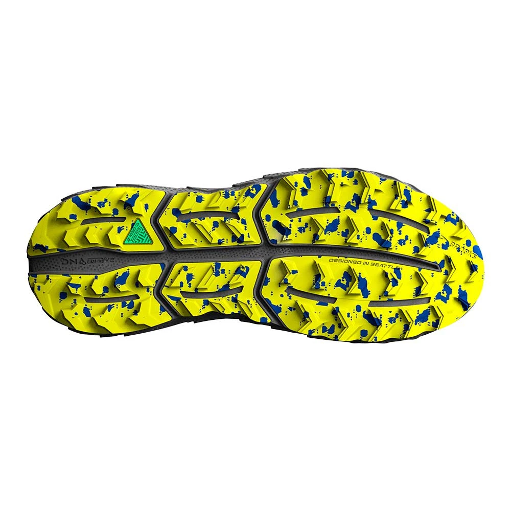 BROOKS Men's Cascadia 17 Trail Running Shoe - Blue/Surf The Web/Sulphur - Regular (D) 6 BROOKS Men's Cascadia 17 Trail Running Shoe - Blue/Surf The Web/Sulphur - Regular (D) - Image 6