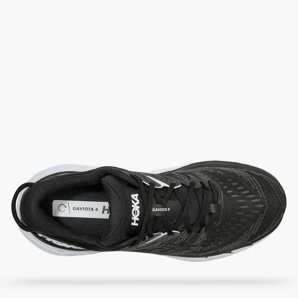 Hoka Men's Gaviota 4 - Black/White - Wide (2E) 5 Hoka Men's Gaviota 4 - Black/White - Wide (2E) - Image 5