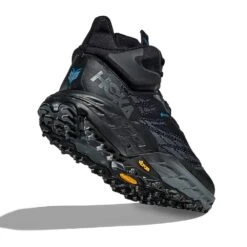 Hoka Men's Speedgoat 5 Mid GTX Running Shoe - Black/Black -Brooliks Shop 1127918 BBLC 4