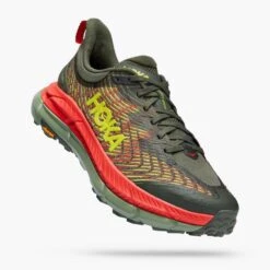 Hoka Men's Mafate Speed 4 Trail Shoe - Thyme/Fiesta- Regular (D) 7 Hoka Men's Mafate Speed 4 Trail Shoe - Thyme/Fiesta- Regular (D) -Brooliks Shop 1129930 TFST 1