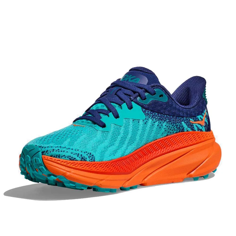 Hoka Men's Challenger ATR 7 Trail Running Shoe - Ceramic/Vibrant Orange- Regular (D) 2 Hoka Men's Challenger ATR 7 Trail Running Shoe - Ceramic/Vibrant Orange- Regular (D) - Image 2