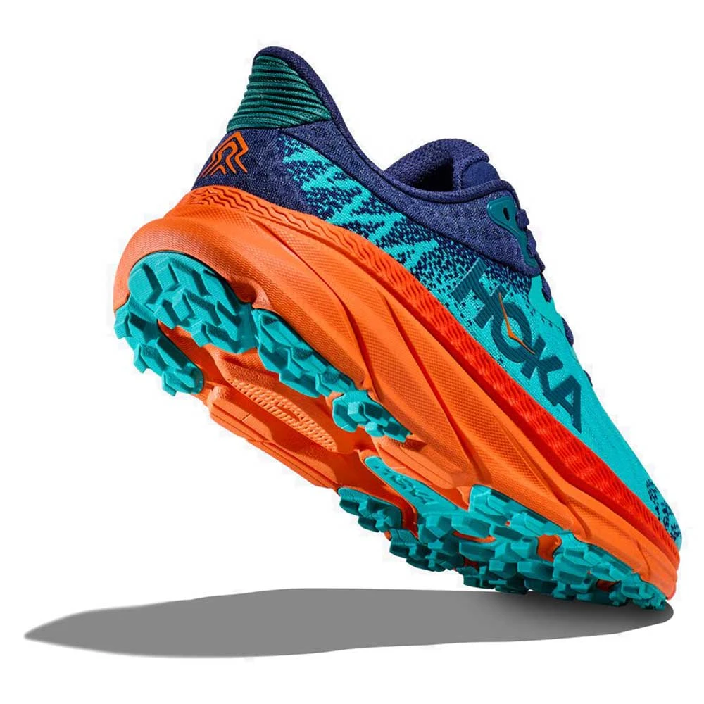 Hoka Men's Challenger ATR 7 Trail Running Shoe - Ceramic/Vibrant Orange- Regular (D) 3 Hoka Men's Challenger ATR 7 Trail Running Shoe - Ceramic/Vibrant Orange- Regular (D) - Image 3