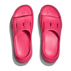 Hoka Unisex Ora Recovery Slide 3 - Raspberry/Raspberry - Regular (D) -Brooliks Shop 1135061 RRSP 2