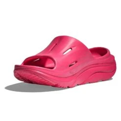 Hoka Unisex Ora Recovery Slide 3 - Raspberry/Raspberry - Regular (D) -Brooliks Shop 1135061 RRSP 3