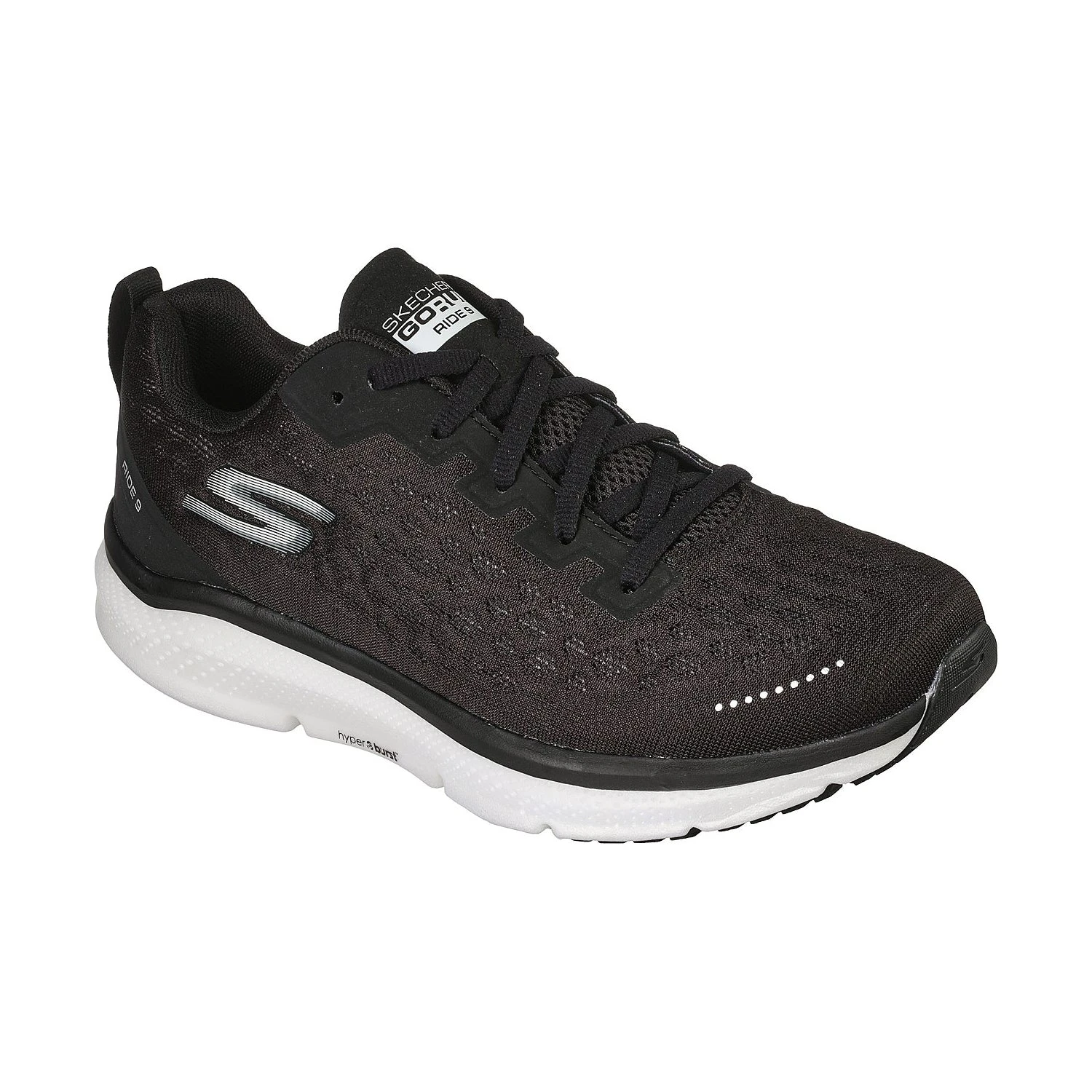 Skechers Men's GOrun Ride 9 Running Shoe - Black/White - Regular (D) 4 Skechers Men's GOrun Ride 9 Running Shoe - Black/White - Regular (D) - Image 4