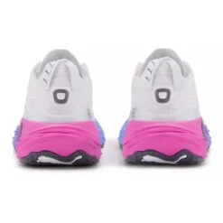 Puma Men's ForeverRun Nitro Sunset Running Shoe - White/Luminous Blue/Electric Orchid- Regular (D) -Brooliks Shop 38000702 WhiteBlue BCK