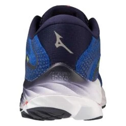 Mizuno Men's Wave Rider 27 Running Shoe - Surf The Web/White - Regular (D) -Brooliks Shop 411415 5E00 05