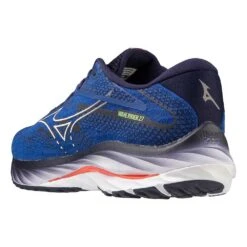 Mizuno Men's Wave Rider 27 Running Shoe - Surf The Web/White - Regular (D) -Brooliks Shop 411415 5E00 08