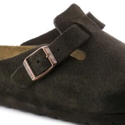 Birkenstock Boston Soft Footbed Mocha Suede- Regular/Wide -Brooliks Shop 660461 detail 1 bost b