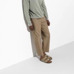 Birkenstock Arizona Soft Footbed Taupe Suede Leather Sandal - Taupe- Regular/Wide 13 Birkenstock Arizona Soft Footbed Taupe Suede Leather Sandal - Taupe- Regular/Wide -Brooliks Shop 951303 f look m