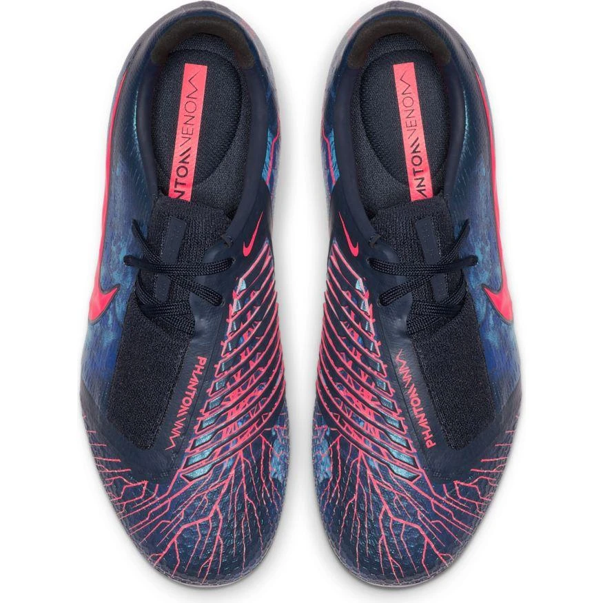 Nike Jr Phantom Venom Elite FG Soccer Cleat - Obsidian/White/Black 6 Nike Jr Phantom Venom Elite FG Soccer Cleat - Obsidian/White/Black - Image 6