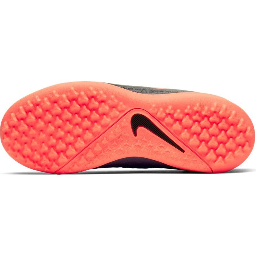 Nike Jr. Phantom Vision Academy Dynamic Fit TF Soccer Cleat - Dark Grey/Black/Bright Mango 6 Nike Jr. Phantom Vision Academy Dynamic Fit TF Soccer Cleat - Dark Grey/Black/Bright Mango - Image 6