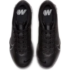 Nike Jr. Mercurial Vapor 13 Academy TF Soccer Cleat - Black/Cool Grey/Metallic Cool Grey -Brooliks Shop AT8145 001 PHCTH001