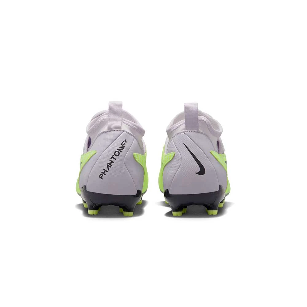 Nike Youth Phantom GX Academy DF FG/MG Soccer Cleats - Barely Volt/Gridiron - Regular (D) 5 Nike Youth Phantom GX Academy DF FG/MG Soccer Cleats - Barely Volt/Gridiron - Regular (D) - Image 5