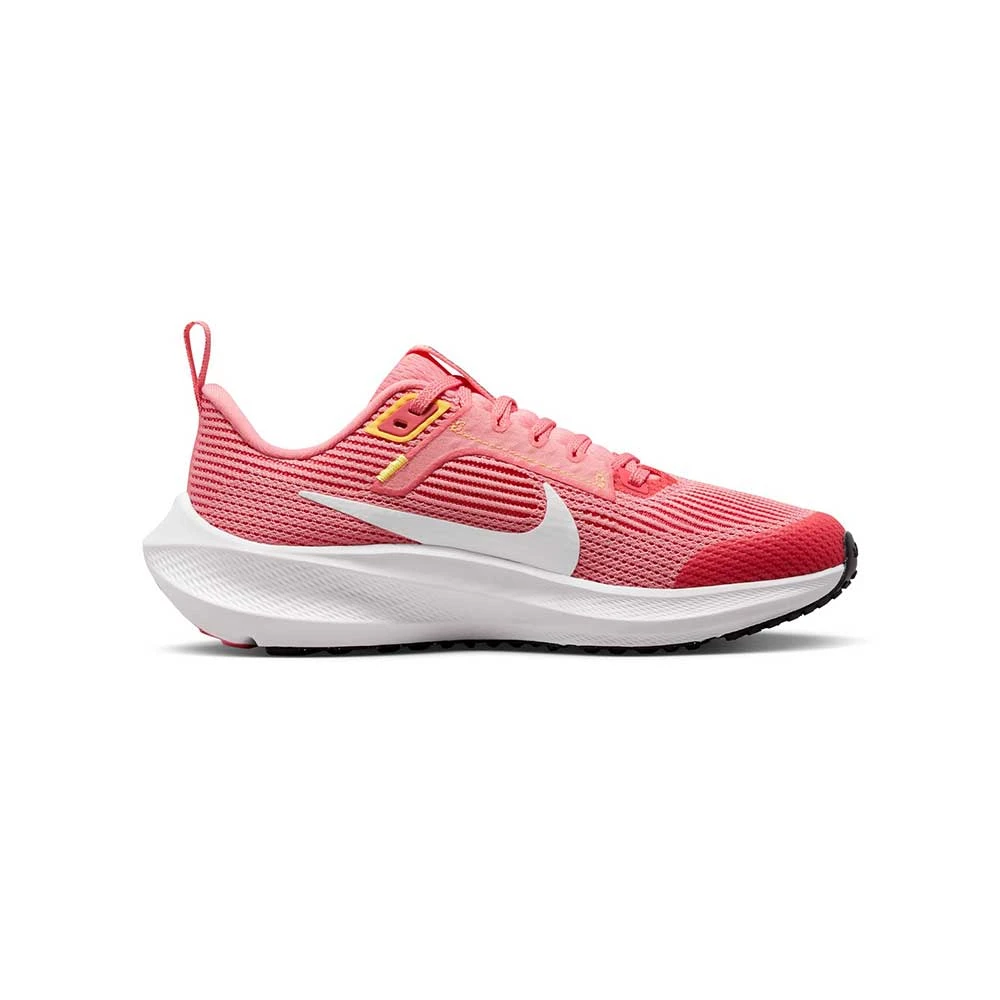 Nike Youth Pegasus 40 Running Shoe- Coral Chalk/White/Citron Pulse - Regular (D) 1 Nike Youth Pegasus 40 Running Shoe- Coral Chalk/White/Citron Pulse - Regular (D)
