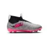 Youth Nike Jr. Zoom Mercurial Superfly 9 Pro XXV FG Soccer Cleats - Metallic Silver/Hyper Pink - Regular (D)