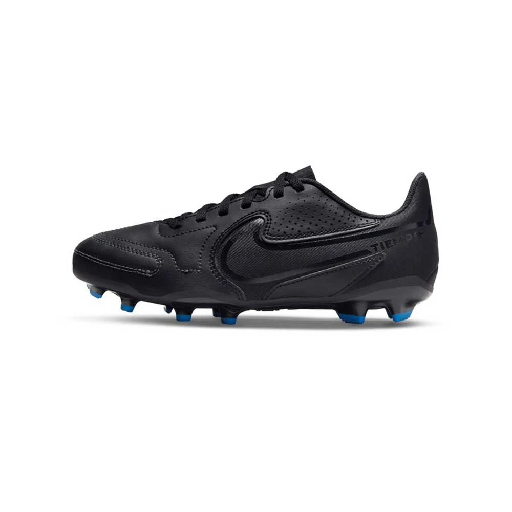 Youth Nike Jr. Tiempo Legend 9 Club MG Soccer Shoe -Black/White 2 Youth Nike Jr. Tiempo Legend 9 Club MG Soccer Shoe -Black/White - Image 2