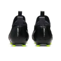 Nike Youth JR Vapor 15 Academy FG/MG Soccer Shoe - Black/Dark Smoke -Brooliks Shop DJ5617 001 PHCBH000