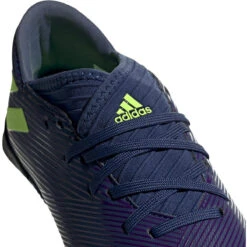 ADIDAS JR Nemeziz Messi Tango 19.3 TF Soccer Shoe - Tech Indigo/Signal Green/Glory Purple -Brooliks Shop EF1811 03